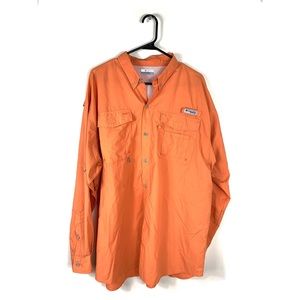 Columbia PFG XL orange long sleeve